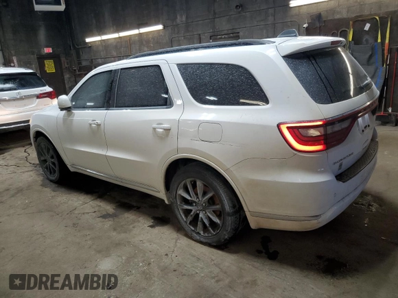 2019 Dodge Durango SXT Plus with VIN 1C4RDHAG7KC644618, listed as a Copart auction lot 43945855 with 100,283 mi miles and Salvage Title. Bid and sale history available at DreamBid. Image 2.