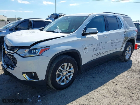 2019 Chevrolet Traverse LT Leather with VIN 1GNEVHKW2KJ306743, listed as a IAAI auction lot 41560538 with 132,641 mi miles. Bid and sale history available at carsss.com. Image 18.