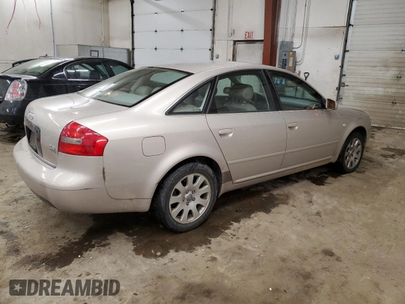 1999 Audi A6 with VIN WAUBA24B8XN100399, listed as a Copart auction lot 87908445 with 39,307 mi miles and Non Repairable. Bid and sale history available at carsss.com. Image 3.