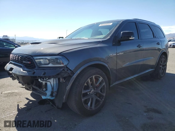 2024 Dodge Durango R/T Plus z VIN 1C4SDJCT6RC199186, wystawiony jako Copart lot #56595055 z przebiegiem 33 973 mil mil oraz Szkoda całkowita • Salvage title. Historia ofert i sprzedaży dostępna na DreamBid. Obrazek 1.