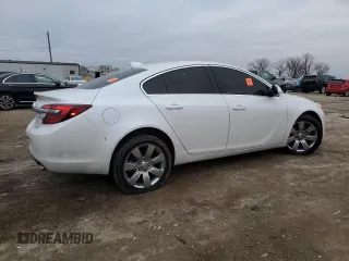 2017 Buick Regal with VIN 2G4GM5EX2H9154776, listed as a Copart auction lot 84531554 with 45,385 mi miles and Salvage Title. Bid and sale history available at carsss.com. Image 3.