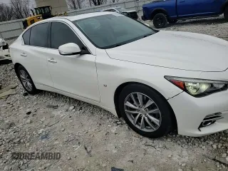 2015 Infiniti Q50 Premium with VIN JN1BV7AR7FM397615, listed as a Copart auction lot 53302205 with 73,738 mi miles and Clean Title. Bid and sale history available at carsss.com. Image 11.