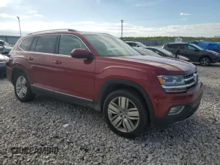 2018 Volkswagen Atlas SEL Premium with VIN 1V2NR2CA4JC575843, listed as a Copart auction lot 54007065 with 114,873 mi miles and Salvage title. Bid and sale history available at DreamBid. Image 4.