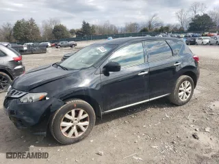 2012 Nissan Murano S with VIN JN8AZ1MU5CW105359, listed as a Copart auction lot 44150795 with 112,589 mi miles and Clean Title. Bid and sale history available at carsss.com. Image 1.