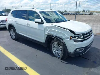 2019 Volkswagen Atlas SEL z VIN 1V2MR2CA7KC557754, wystawiony jako IAAI lot #42264080 z przebiegiem 20 412 mil mil oraz . Historia ofert i sprzedaży dostępna na DreamBid. Obrazek 1.