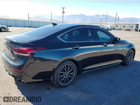 2018 Genesis G80 Sport with VIN KMHGN4JB9JU271815, listed as a Copart auction lot 84330524 with 96,628 mi miles and Clean Title. Bid and sale history available at DreamBid. Image 4.
