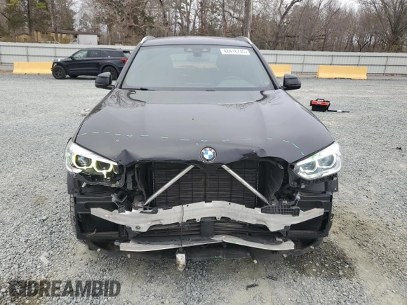 2020 BMW X3 sDrive30i with VIN 5UXTY3C09L9C69649, listed as a Copart auction lot 48416745 with 28,469 mi miles and Salvage Title. Bid and sale history available at carsss.com. Image 5.