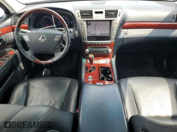 2011 Lexus LS 460 with VIN JTHBL5EF1B5101711, listed as a Copart auction lot 62313825 with 45,985 mi miles and Non repairable. Bid and sale history available at DreamBid. Image 8.