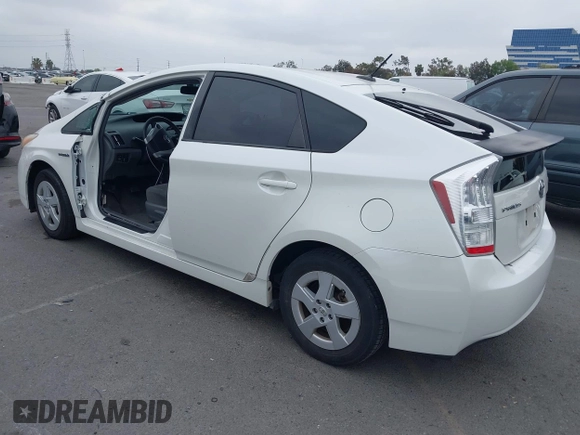 2010 Toyota Prius Four with VIN JTDKN3DUXA1291725, listed as a IAAI auction lot 42161926 with 180,755 mi miles and . Bid and sale history available at DreamBid. Image 3.