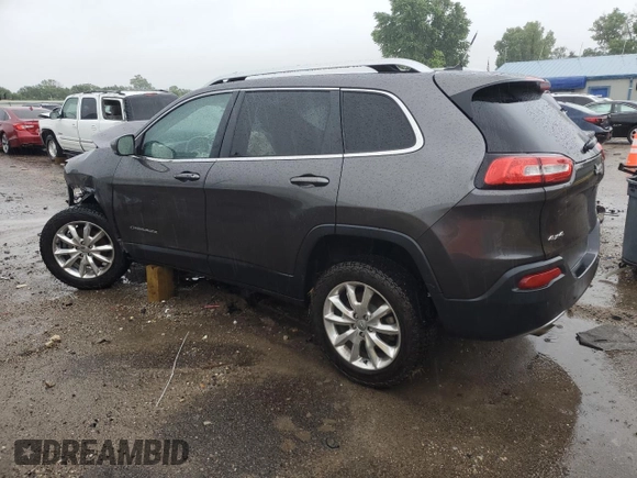 2014 Jeep Cherokee Limited with VIN 1C4PJMDS0EW241043, listed as a Copart auction lot 59284805 with Not provided miles and Salvage title. Bid and sale history available at DreamBid. Image 2.