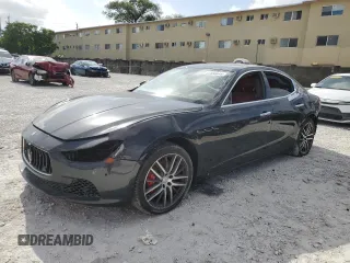 2017 Maserati Ghibli z VIN ZAM57XSA7H1221497, wystawiony jako Copart lot #51850845 z przebiegiem Nie podano mil oraz Tytuł czysty. Historia ofert i sprzedaży dostępna na DreamBid. Obrazek 1.