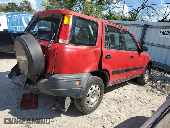 1998 Honda CR-V LX with VIN JHLRD2841WC013087, listed as a Copart auction lot 72480264 with 181,577 mi miles and Salvage Title. Bid and sale history available at carsss.com. Image 3.