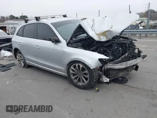 2013 Audi Q5 Premium with VIN WA1CFAFP9DA097618, listed as a IAAI auction lot 41386155 with 120,794 mi miles. Bid and sale history available at carsss.com. Image 1.