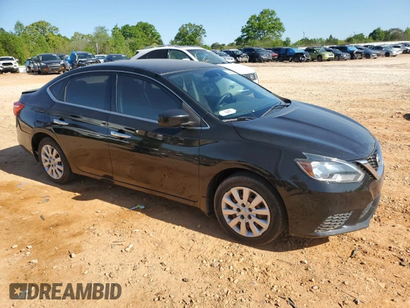 2017 Nissan Sentra SV with VIN 3N1AB7AP1HL722100, listed as a Copart auction lot 53666915 with 147,299 mi miles and Salvage Title. Bid and sale history available at carsss.com. Image 4.