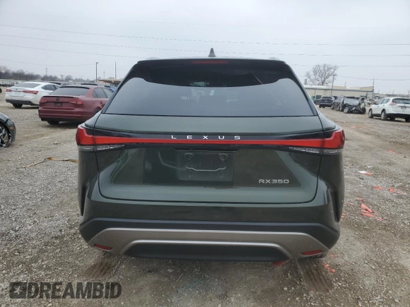 2023 Lexus RX with VIN 2T2BAMBAXPC017208, listed as a Copart auction lot 42817725 with 15,849 mi miles and Salvage Title. Bid and sale history available at carsss.com. Image 6.