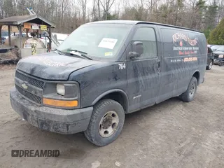 2006 Chevrolet Express Cargo Van with VIN 1GCGG25V961251211, listed as a IAAI auction lot 41875180 with 1 mi miles. Bid and sale history available at carsss.com. Image 2.