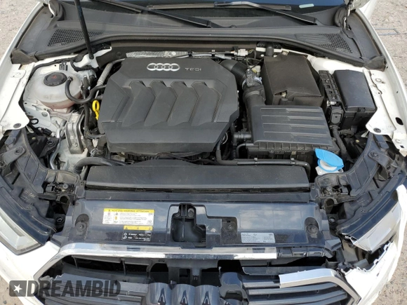 2018 Audi A3 Premium with VIN WAUAUGFF5J1018824, listed as a Copart auction lot 57607604 with 65,062 mi miles and Salvage Title. Bid and sale history available at DreamBid. Image 11.