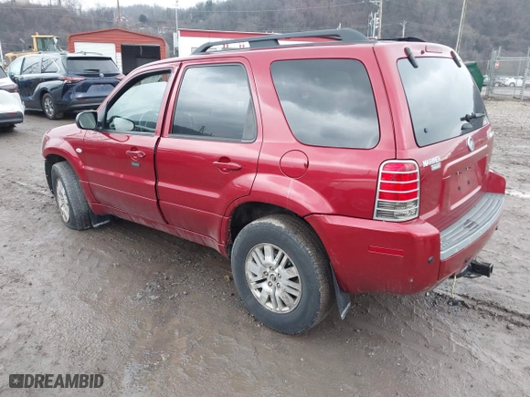 2005 Mercury Mariner Luxury with VIN 4M2YU57145DJ07713, listed as a IAAI auction lot 41678767 with 71,981 mi miles. Bid and sale history available at carsss.com. Image 3.