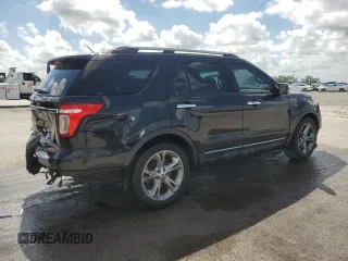 2015 Ford Explorer Limited with VIN 1FM5K7F85FGA15529, listed as a Copart auction lot 51798425 with 163,497 mi miles and Salvage Title. Bid and sale history available at carsss.com. Image 3.