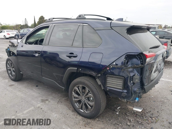 2024 Toyota RAV4 Hybrid XLE Premium with VIN JTMB6RFV5RD117173, listed as a IAAI auction lot 42013408 with 17,152 mi miles. Bid and sale history available at carsss.com. Image 3.