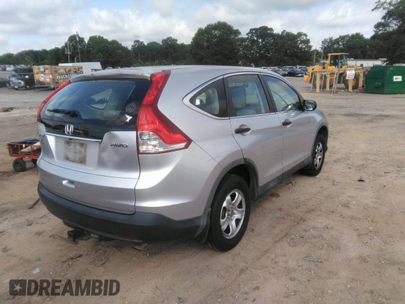 2013 Honda CR-V LX with VIN 2HKRM4H37DH619544, listed as a IAAI auction lot 42774897 with 194,165 mi miles and . Bid and sale history available at DreamBid. Image 4.