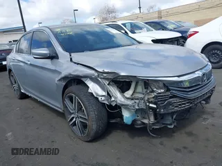 2017 Honda Accord Sedan Sport with VIN 1HGCR2F57HA082818, listed as a IAAI auction lot 41900332 with 169,226 mi miles. Bid and sale history available at carsss.com. Image 1.
