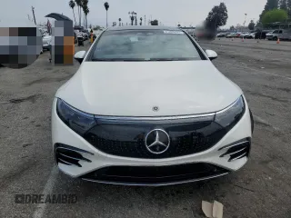 2022 Mercedes-Benz EQS with VIN W1KCG4EB3NA017926, listed as a Copart auction lot 51225244 with 18,669 mi miles and Salvage Title. Bid and sale history available at carsss.com. Image 5.