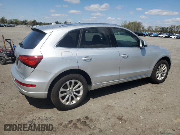 2014 Audi Q5 Premium Plus with VIN WA1LFAFP1EA038824, listed as a Copart auction lot 52529125 with 120,233 mi miles and Clean Title. Bid and sale history available at carsss.com. Image 3.
