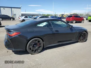 2021 BMW M4 with VIN WBS53AZ01MCG99595, listed as a Copart auction lot 71684364 with 12,848 mi miles and Salvage Title. Bid and sale history available at carsss.com. Image 3.