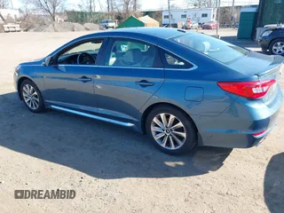 2017 Hyundai Sonata Sport with VIN 5NPE34AF5HH454752, listed as a IAAI auction lot 41651338 with 51,524 mi miles and . Bid and sale history available at DreamBid. Image 3.