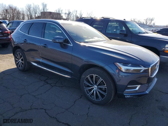 2020 Volvo XC60 Inscription with VIN YV4102RL8L1459124, listed as a Copart auction lot 46614525 with 81,037 mi miles and Salvage Title. Bid and sale history available at carsss.com. Image 4.