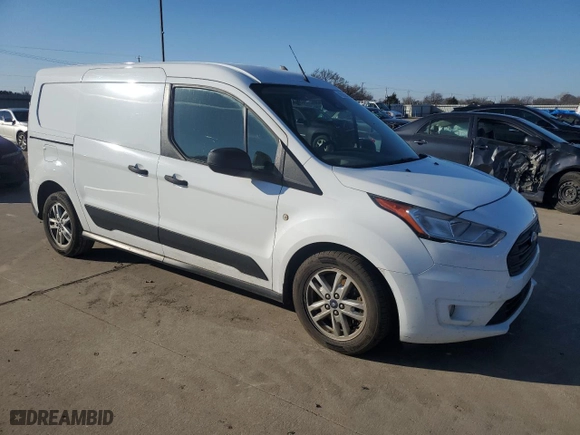 2019 Ford Transit Connect Van XLT with VIN NM0LS7F22K1430468, listed as a Copart auction lot 45693035 with 140,349 mi miles and Salvage Title. Bid and sale history available at carsss.com. Image 4.