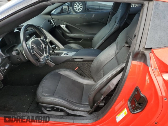 2017 Chevrolet Corvette Grand Sport 2LT with VIN 1G1YX2D77H5111816, listed as a Copart auction lot 74997504 with 19,891 mi miles and Non Repairable. Bid and sale history available at carsss.com. Image 10.