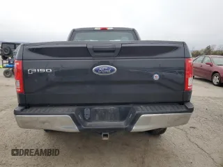 2015 Ford F-150 XLT with VIN 1FTEX1EP6FFC49275, listed as a Copart auction lot 52718955 with 135,666 mi miles and Salvage Title. Bid and sale history available at DreamBid. Image 6.