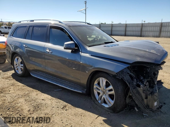 2017 Mercedes-Benz GLS 450 with VIN 4JGDF6EE3HA968974, listed as a Copart auction lot 67639594 with 104,330 mi miles and Salvage Title. Bid and sale history available at DreamBid. Image 4.
