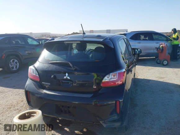 2024 Mitsubishi Mirage Black Edition with VIN ML32AWHJ1RH004954, listed as a IAAI auction lot 41834228 with 13,720 mi miles and . Bid and sale history available at DreamBid. Image 4.