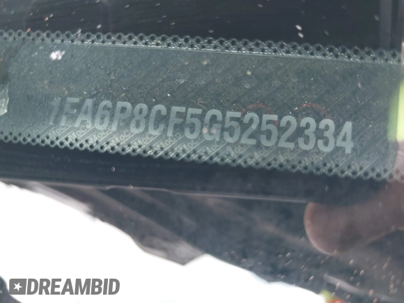 2016 Ford Mustang GT с VIN 1FA6P8CF5G5252334, выставлен на аукционе IAAI как лот 42131505 с пробегом 87 383 миль миль и . История ставок и продаж доступна на DreamBid. Изображение 9.
