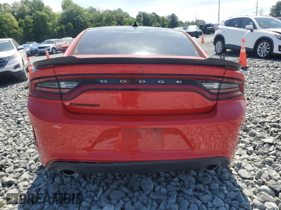 2021 Dodge Charger R/T with VIN 2C3CDXCT0MH553169, listed as a Copart auction lot 55553225 with 90,696 mi miles and Salvage title. Bid and sale history available at DreamBid. Image 6.