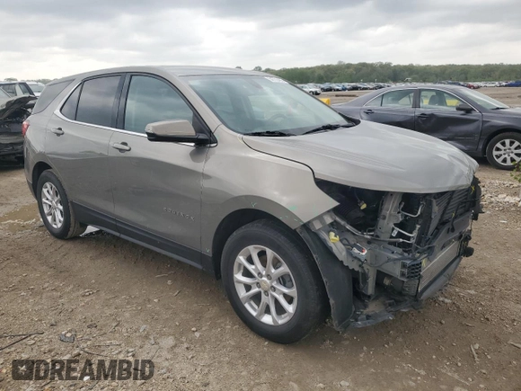 2018 Chevrolet Equinox LT with VIN 3GNAXJEV3JS635712, listed as a Copart auction lot 54735455 with 96,268 mi miles and Salvage title. Bid and sale history available at DreamBid. Image 4.