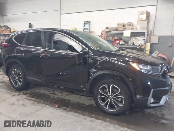 2021 Honda CR-V EX with VIN 2HKRW2H52MH655464, listed as a IAAI auction lot 41607374 with 60,697 mi miles. Bid and sale history available at carsss.com. Image 6.