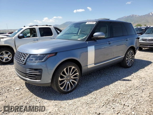 2018 Land Rover Range Rover с VIN SALGS2RE8JA500978, выставлен на аукционе Copart как лот 56207895 с пробегом 61 393 миль миль и Списание • Salvage title. История ставок и продаж доступна на DreamBid. Изображение 1.