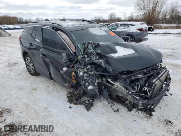 2018 GMC Terrain SLT with VIN 3GKALVEX3JL217694, listed as a Copart auction lot 87689185 with 76,081 mi miles and Salvage Title. Bid and sale history available at carsss.com. Image 4.