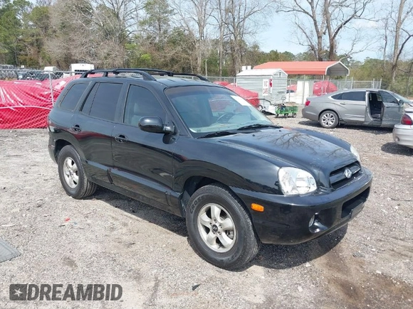 2006 Hyundai Santa Fe GLS with VIN KM8SC13D16U094777, listed as a IAAI auction lot 41803425 with 156,130 mi miles. Bid and sale history available at carsss.com. Image 1.