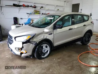 2017 Ford Escape S with VIN 1FMCU0F79HUC85058, listed as a Copart auction lot 44268915 with 71,175 mi miles and Salvage Title. Bid and sale history available at carsss.com. Image 1.