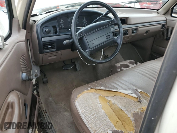 1995 Ford F-150 with VIN 1FTEF15Y5SLB50521, listed as a Copart auction lot 51267355 with 0 mi miles and Clean Title. Bid and sale history available at carsss.com. Image 8.