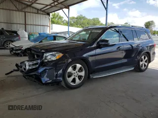 2017 Mercedes-Benz GLS 450 z VIN 4JGDF6EE4HA900909, wystawiony jako Copart lot #63255285 z przebiegiem 139 971 mil mil oraz Szkoda całkowita • Salvage title. Historia ofert i sprzedaży dostępna na DreamBid. Obrazek 1.