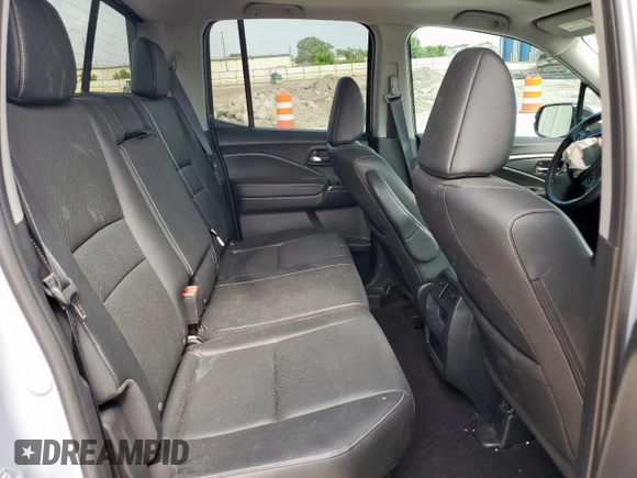 2023 Honda Ridgeline RTL-E with VIN 5FPYK3F76PB036572, listed as a Copart auction lot 54717085 with 34,516 mi miles and Salvage title. Bid and sale history available at DreamBid. Image 10.
