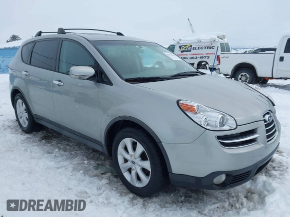 2006 Subaru Tribeca 5-Pass z VIN 4S4WX82C964428772, wystawiony jako IAAI lot #41571650 z przebiegiem 156 469 mil mil oraz . Historia ofert i sprzedaży dostępna na DreamBid. Obrazek 1.