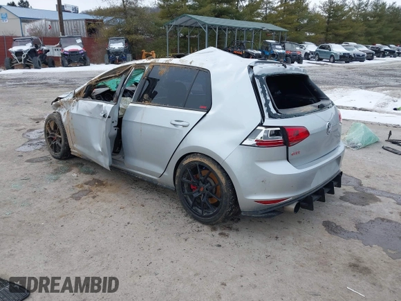 2016 Volkswagen Golf GTI SE w/Performance Pkg with VIN 3VW547AU1GM065836, listed as a IAAI auction lot 41612048 with 157,094 mi miles. Bid and sale history available at carsss.com. Image 3.