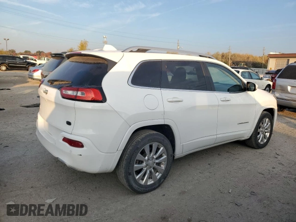 2018 Jeep Cherokee Overland with VIN 1C4PJMJX0JD593786, listed as a Copart auction lot 75319844 with 69,761 mi miles and Salvage Title. Bid and sale history available at carsss.com. Image 3.